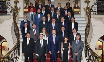 El Directorio de la CAF. Foto: ABI