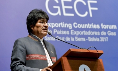 El presidente Evo Morales