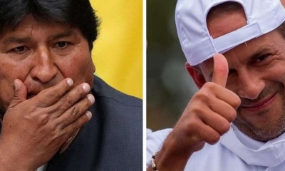 Evo Morales y Luis Fernando Camacho 