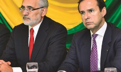 Los exmandatarios, Carlos Mesa y Jorge Tuto Quiroga.