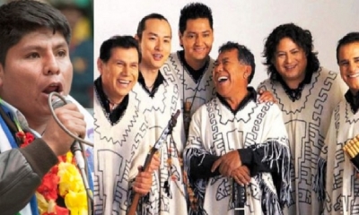 Leonardo Loza y Los Kjarkas/Foto. Kandire