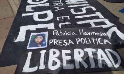 Patricia Hermosa cumple detención preventiva investigada por sedición y terrorismo.