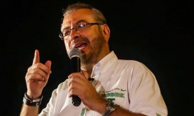 El presidente del Comité Cívico Pro Santa Cruz, Rómulo Calvo.