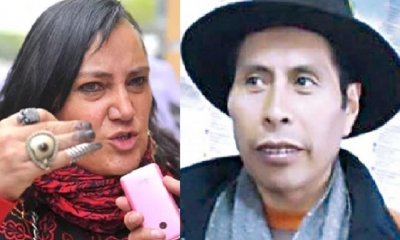 María Galindo y Rodolfo Machaca/Foto. Kandire