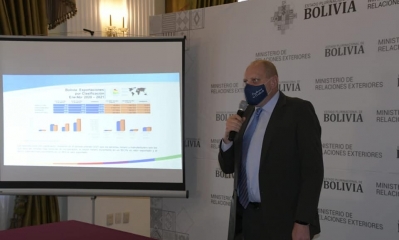 Viceministro de Comercio Exterior e Integración, Benjamín Blanco.