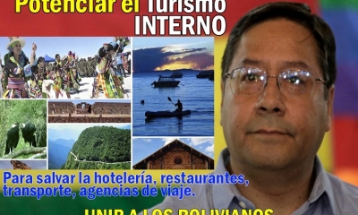 El candidato a la presidencia por MAS-IPSP, Luis Arce Catacora