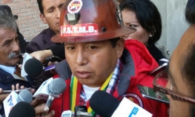 Juan Carlos Huarachi, secretario ejecutivo de la COB/Foto. RRSS