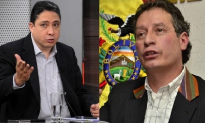 Ministros Héctor Arce y César Navarro/Foto. Producción Kandire