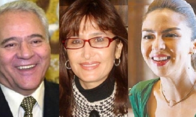 Gonzalo Sánchez de Lozada, Martha Noya y Mariana Prado/Foto. RRSS