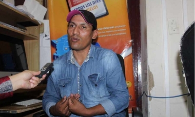 René Sánchez, presidente departamental del MAS.