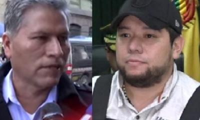Abogado del ministerio y Pedro Montenegro/Foto. Kandire
