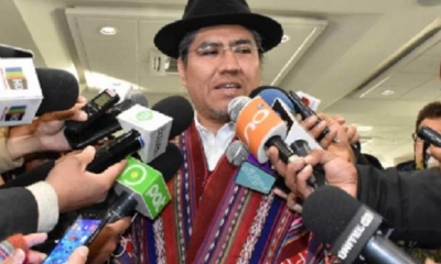 Diego Pary, canciller de Bolivia/Foto. RRSS