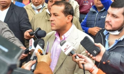 Luis Fernando Camacho, presidente del Comité Cívico pro Santa Cruz/Foto. RRSS