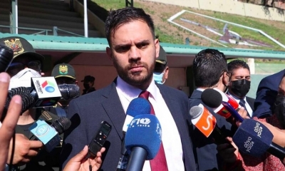 El ministro de Gobierno, Eduardo del Castillo
