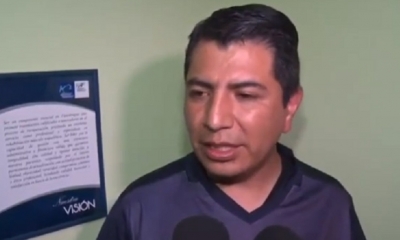 Victor Hugo Chambi, presidente de la Asociación de Árbitros/Foto. RRSS
