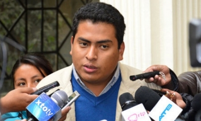 Elmar Callejas, diputado del Movimiento Al Socialismo. Foto: Internet