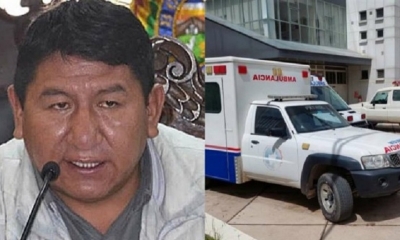 Gobernador de Potosí, Jhonny Mamani. Foto: Internet