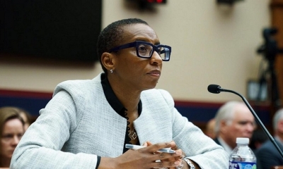 La rectora de la Universidad de Harvard, Claudine Gay