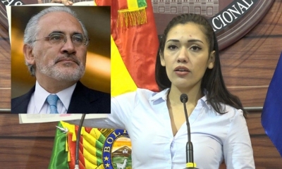 Adriana Salvatierra y Carlos Mesa/Foto. Kandire 