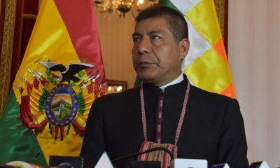 Fernando Huanacuni, canciller de Bolivia/Foto. RRSS
