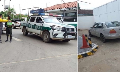 El Atraco se registró en predios de un surtidor, los disparos alcanzaron un vehículo. 