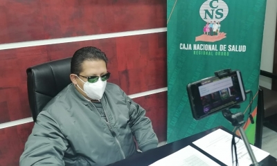 Administrador regional de la Caja Nacional de Salud (CNS) en Oruro, Ronald Cahuana