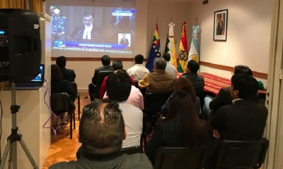 Embajada del Estado Plurinacional de Bolivia en la República Argentina. Foto: RRSS