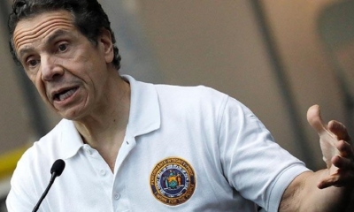 El gobernador de Nueva York, Andrew Cuomo, en conferencia de prensa