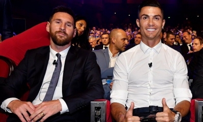 Lionel Messi y Cristiano Ronaldo 