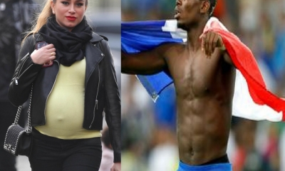La boliviana Salaues y el jugador Pogba/Foto. Kandire
