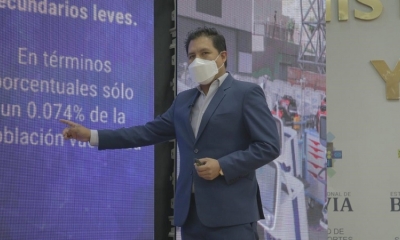 El ministro de Salud, Jeyson Auza.