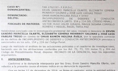 Resolucion fiscal de rechazo