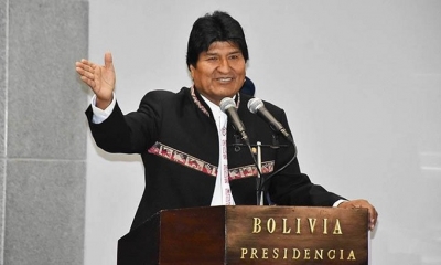 Presidente Evo Morales. 