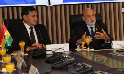 Juan Lanchipa y Jorge Abbott Charme/Foto. RRSS