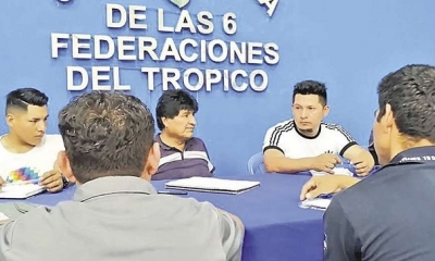 Morales fue duro con el bloque que apoya a Choquehuanca 