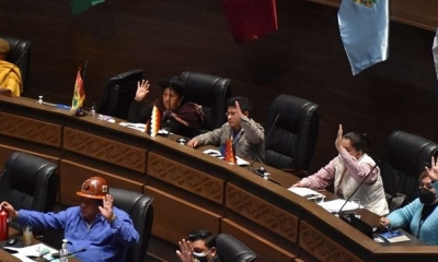 La sesión en la Cámara Alta