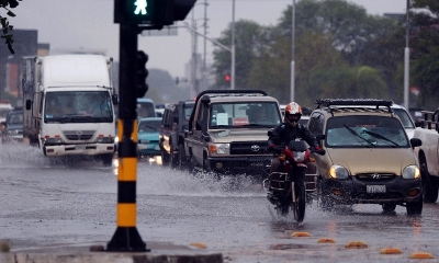 fuertes lluvias en Santa Cruz 