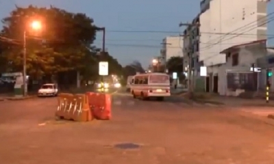 El BRT continua en construcción/Foto. Captura de pantalla