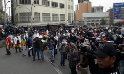 Protestas contra el Código del Sistema Penal.