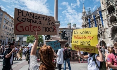 Varias manifestaciones contra las restricciones antiCovid-19