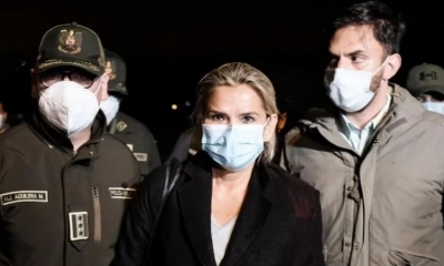 Expresidenta del Estado, Jeanine Añez.