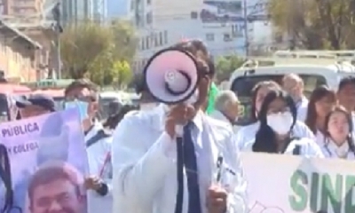 Algunos médicos pararon actividades/Foto. Captura de pantalla