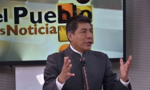 El canciller Fernando Huanacuni. Foto: Archivo