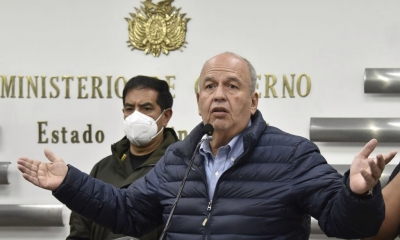 Arturo Murillo, exministro de gobierno. Acusado de lavado de dinero en EEUU.