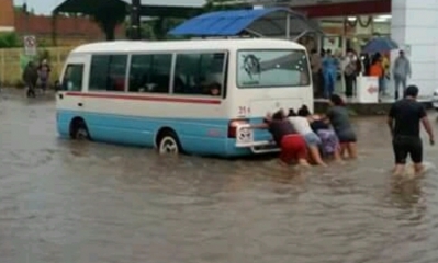Varios municipios sufren por las intensas lluvias/Foto. RRSS