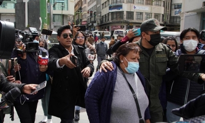La mujer fue arrestada por especulación en La Paz. 