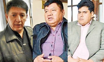 Eduardo Mérida, Zacarías Jayta y Víctor Osinaga/Foto. Kandire