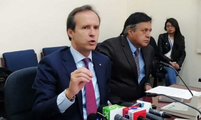 El expresidente Jorge Tuto Quiroga
