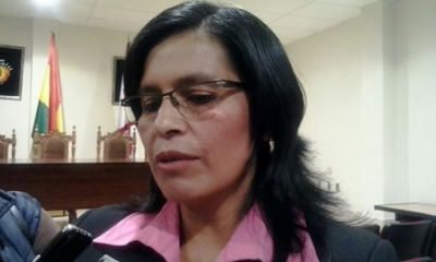 Presidenta del Tribunal Electoral Departamental de Chuquisaca, Olga Mary Martínez