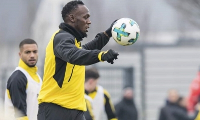 El Rayo se lució en su práctica con el club alemán. Foto: Twitter Borussia Dortmund